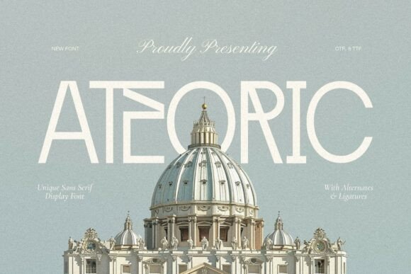 Ateoric: A Sophisticated Sans Serif for Editorial Clarity