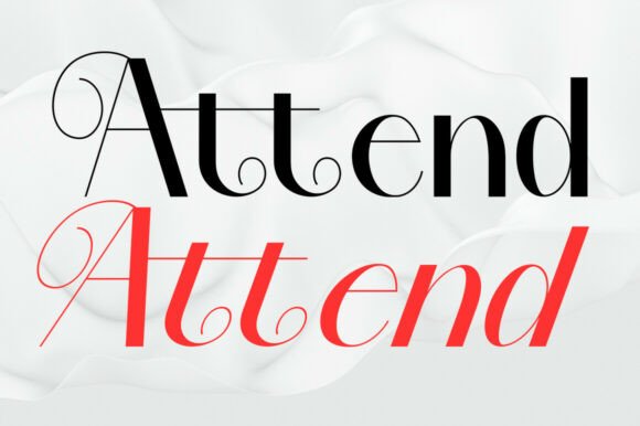 Attend: A Sans Serif Font That Makes Your Campaigns Instantly Clear