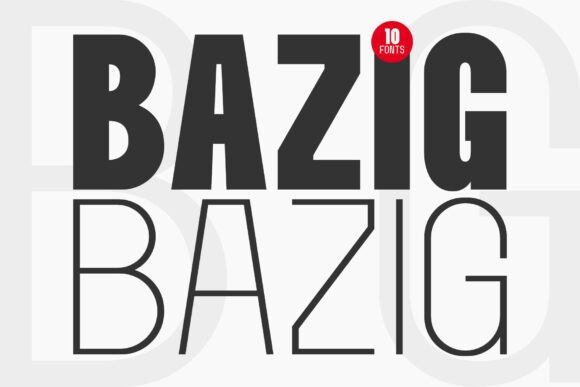 Bazig: A Modern Sans Serif Typeface for Digital Clarity