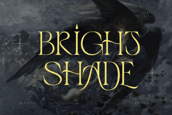 Bright Shade: A Modern Serif Font That Elevates Handmade Design