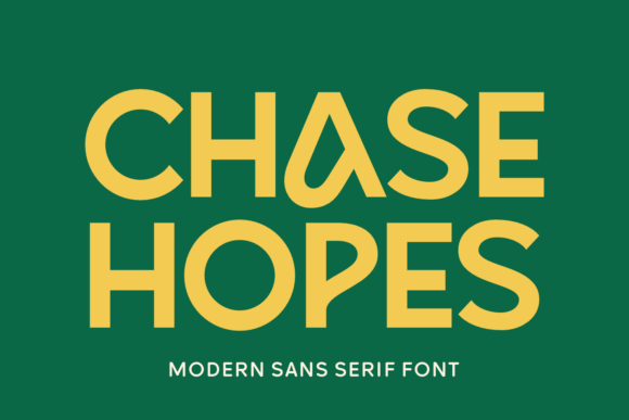 Chase Hopes: A Confident Sans Serif Font for Digital Branding