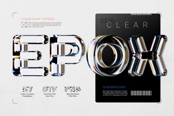 Clear Epox: A Transparently Bold Display Font for Makers