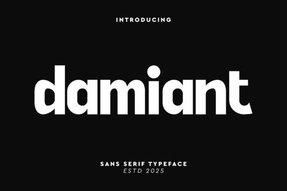 Damiant: A Modern Sans Serif Font for Scroll-Stopping Marketing