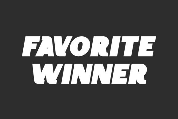 Favorite Winner: A Bold Display Font for Digital Impact