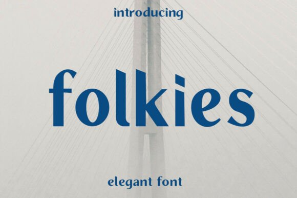 Folkies: A Warm, Modern Sans Serif Font for Digital Design
