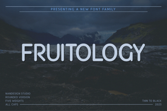Fruitology Rounded: A Warm, Modern Sans Serif Typeface for Editorial Design