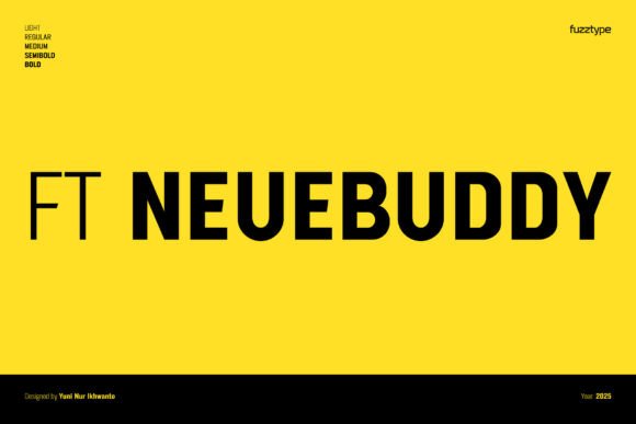 Ft Neue Buddy: A Friendly, Professional Sans Serif Font for Small Businesses