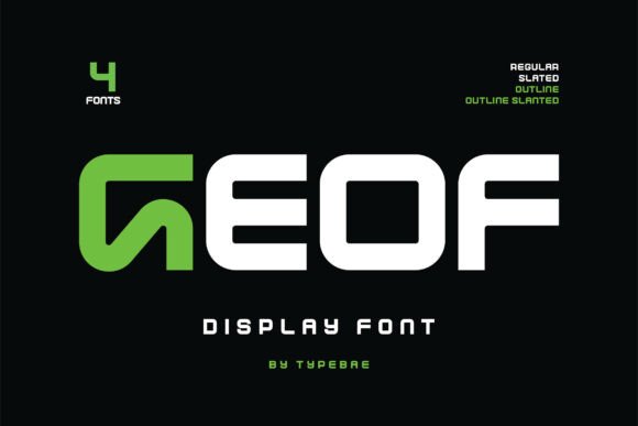 Geof: A Bold Sans Serif Display Font for Scroll-Stopping Marketing
