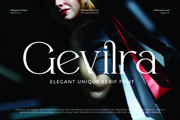 Gevilra Font: A Modern Serif for Scroll-Stopping Brand Content
