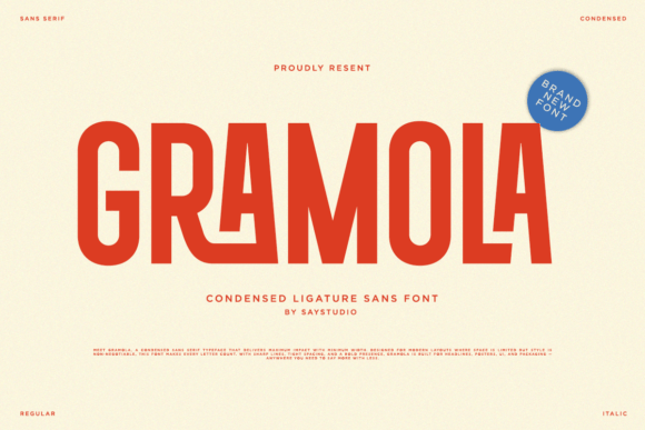 Gramola: A Modern Sans Serif Font That Elevates Real Business Branding