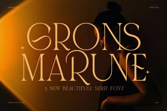Grons Marune: A Serif That Speaks Before You Do