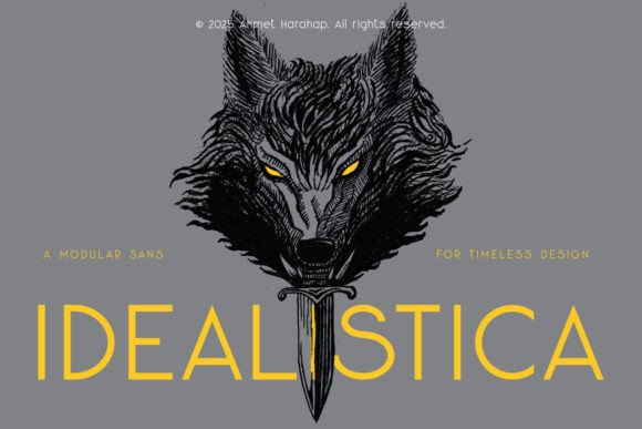 Idealistica: A Clean, Confident Sans Serif Font for Makers