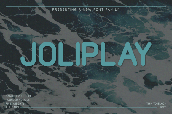 Joliplay Rounded: A Warm, Clear Sans Serif Typeface