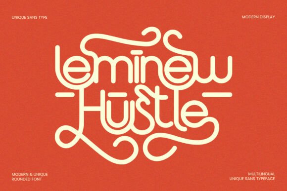 Leminew: A Rounded Sans Serif Font for Standout Campaign Headlines