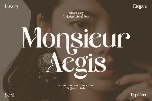 Monsieur Aegis: A Luxury Serif Font That Elevates Your Brand