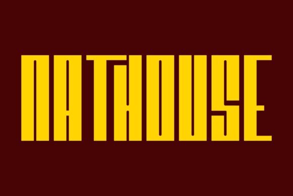 Nathouse: A Refined Condensed Sans Serif for Digital Branding