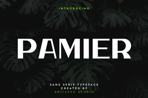 Pamier: A Sans Serif Font for Quiet Confidence