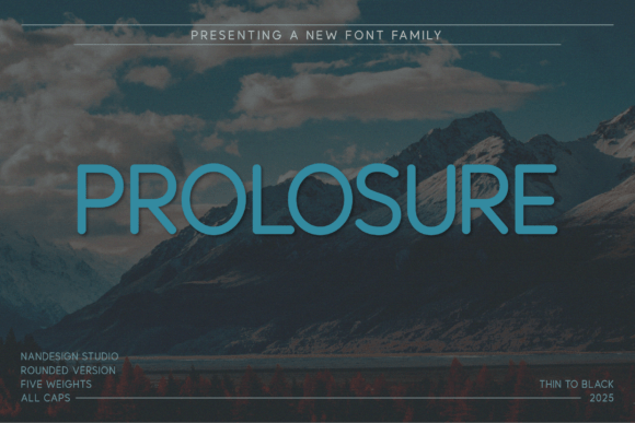 Prolosure Rounded: A Warm, Modern Sans Serif for Handmade Creators