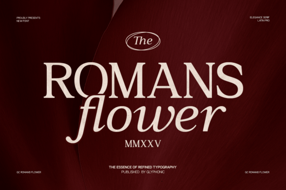 Romans Flower: A Serif Font That Elevates Brand Voice