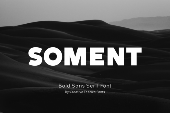 Soment: A Bold Sans Serif Font for Impactful Web Design