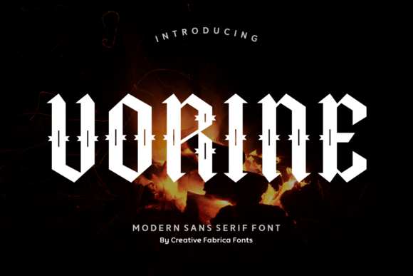 Vorine: A Bold Blackletter Display Font for Editorial Impact
