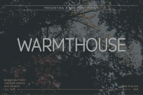 Warmthouse Rounded: A Friendly, Polished Sans Serif for Small Business Branding