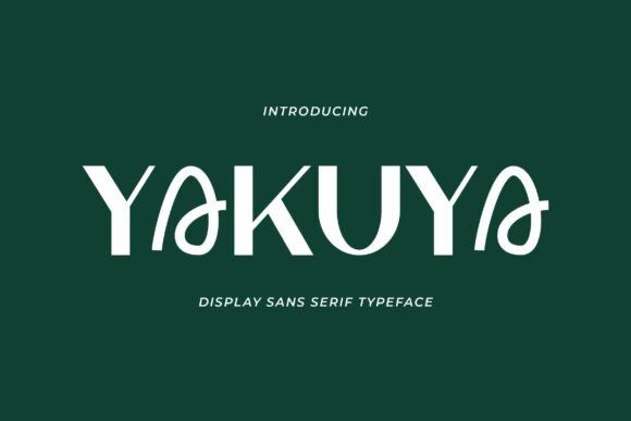 Yakuya: A Premium Sans Serif Font for Small Business Branding